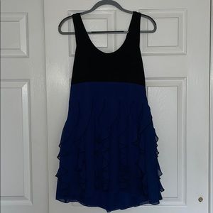 Express Black and navy dress